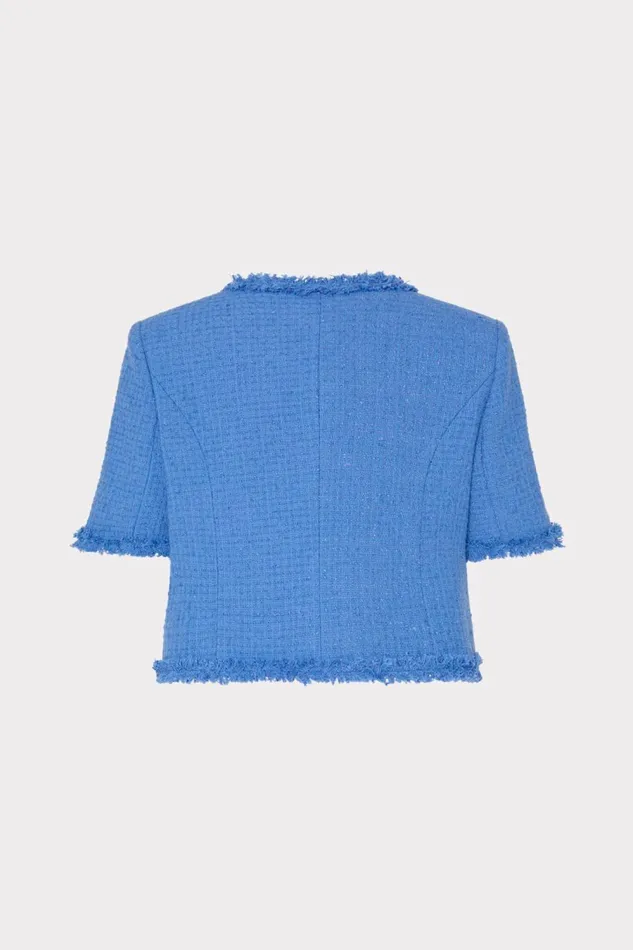 Women Tops Milly Jeanne Boucle Top Blue Women Tops Milly Jeanne Boucle Top Blue