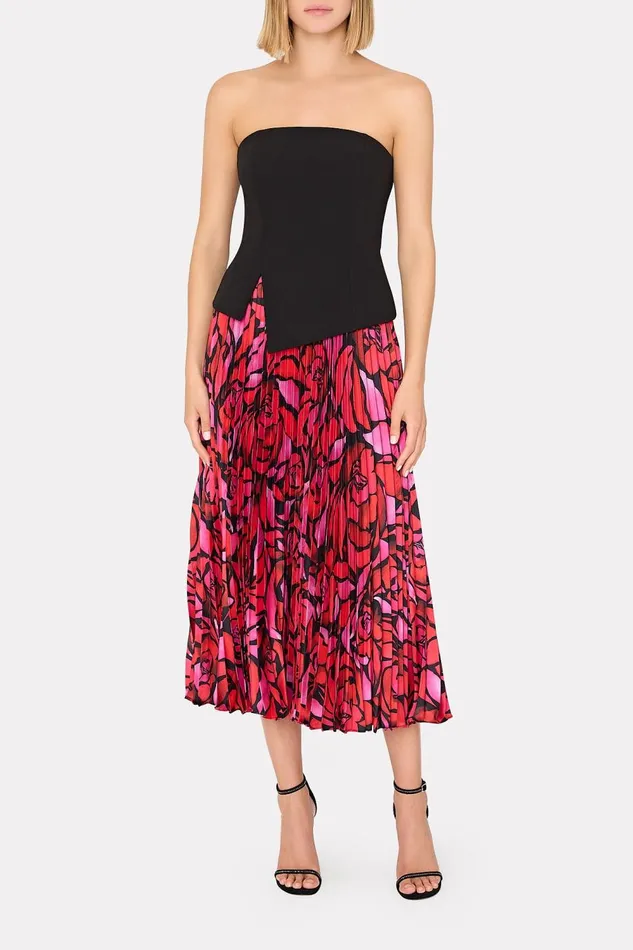 Women Tops Milly Lana Cady Strapless Top Black