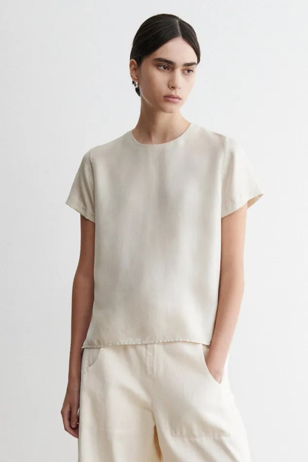 Women Tops Rachel Comey Delmara Top Dove Women Tops Rachel Comey Delmara Top Dove
