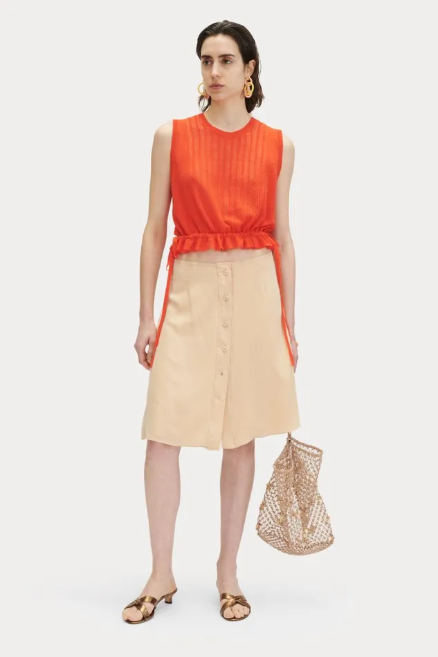 Women Tops Rachel Comey Tessa Top Light Peach Women Tops Rachel Comey Tessa Top Light Peach