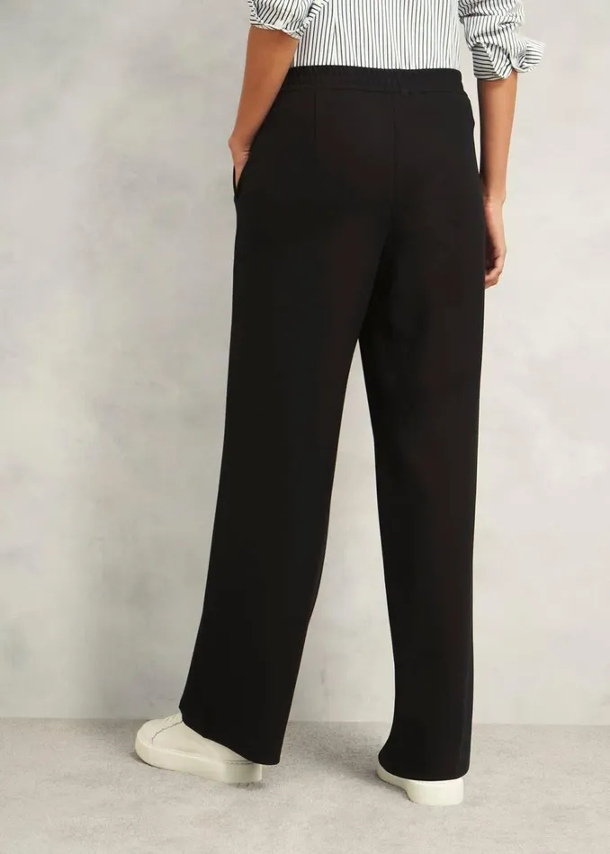 Women Trousers Hobbs Kathy Ponte Trousers Black