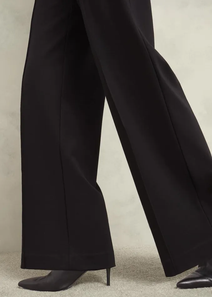 Women Trousers Hobbs Prim Trousers Black