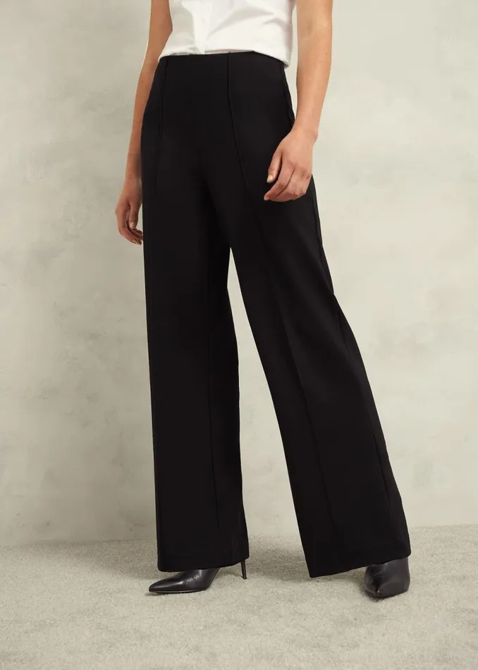 Women Trousers Hobbs Prim Trousers Black