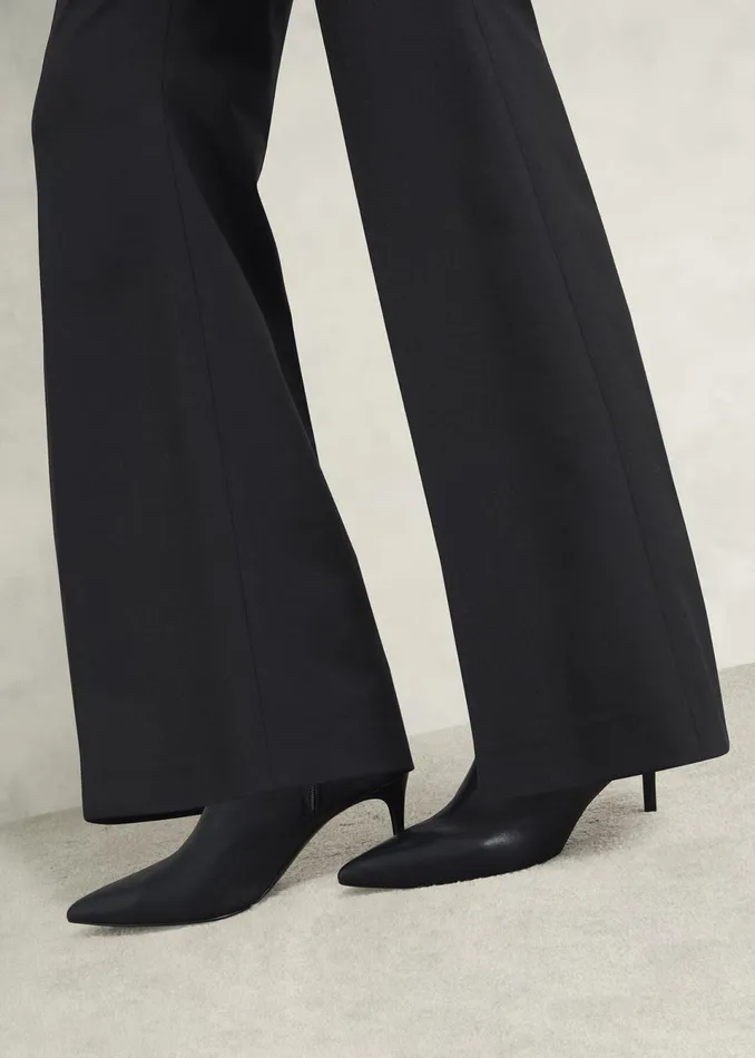 Women Trousers Hobbs Sinclair Trousers With Wool Black