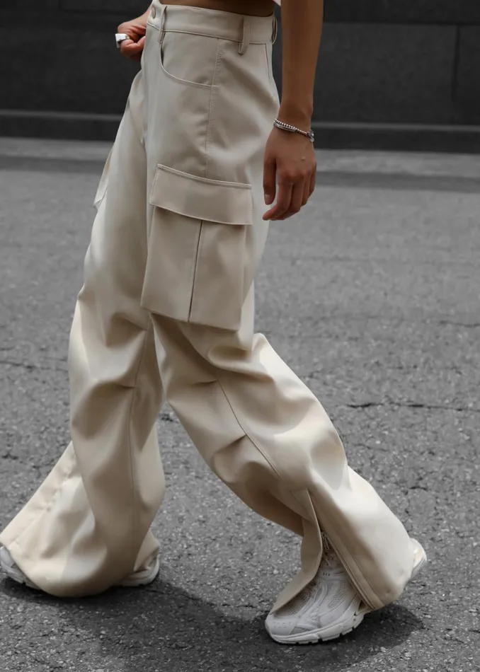 Women Valo Cargo Pants 8211 Beige The Frankie Shop Bottoms