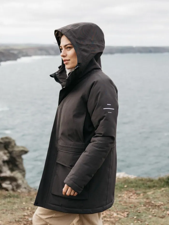 Women Vellus Parka Jacket Raven Finisterre Jackets Coats and Gilets