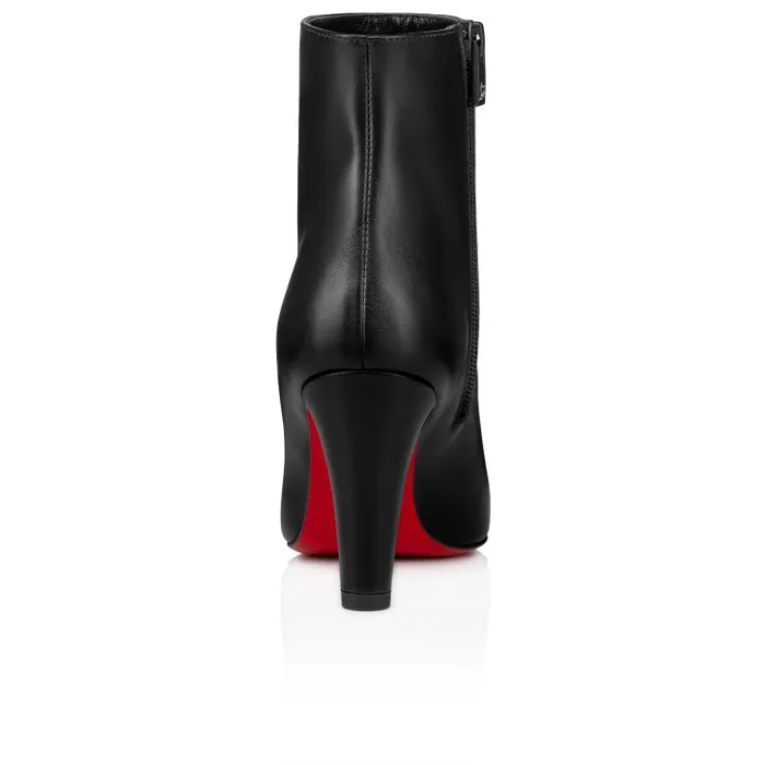 Women Vibella Booty 85 Mm Low Boots 8211 Calf Leather 8211 Black Christian Louboutin Boots