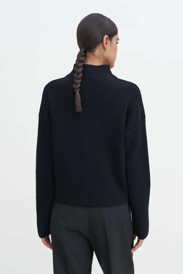 Women Willow Sweater Black Filippa K Knitwear