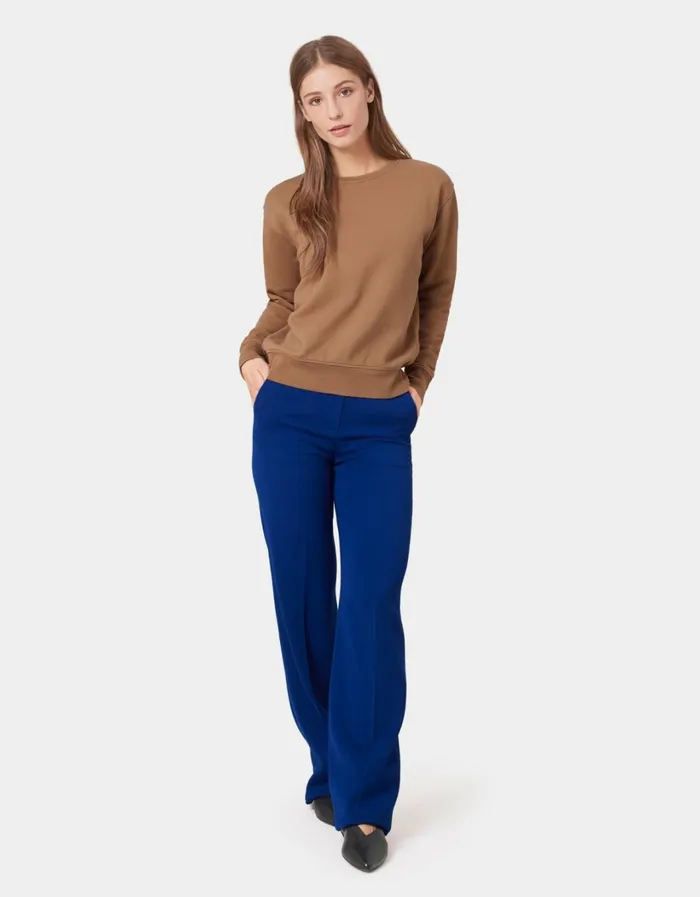 Women Women Classic Organic Crew Soft Lavender Colorful Standard Crewneck Sweatshirts
