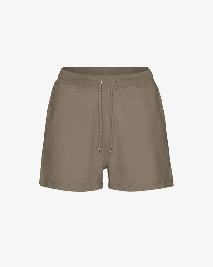 Women Women Organic Sweatshorts Cedar Brown Colorful Standard Shorts