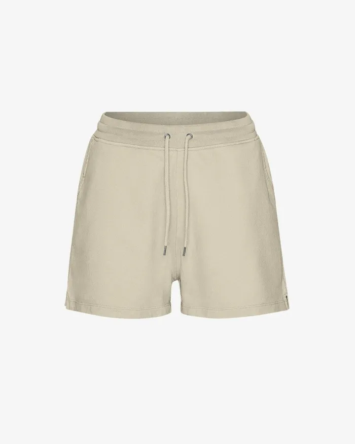 Women Women Organic Sweatshorts Oyster Grey Colorful Standard Shorts