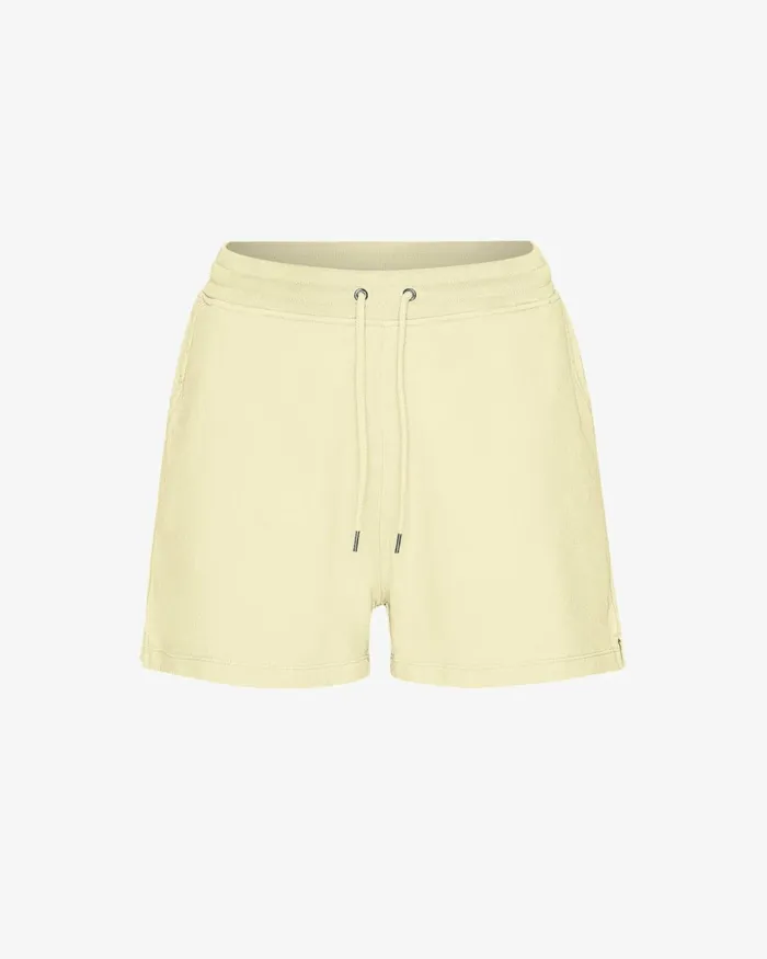 Women Women Organic Sweatshorts Soft Yellow Colorful Standard Shorts