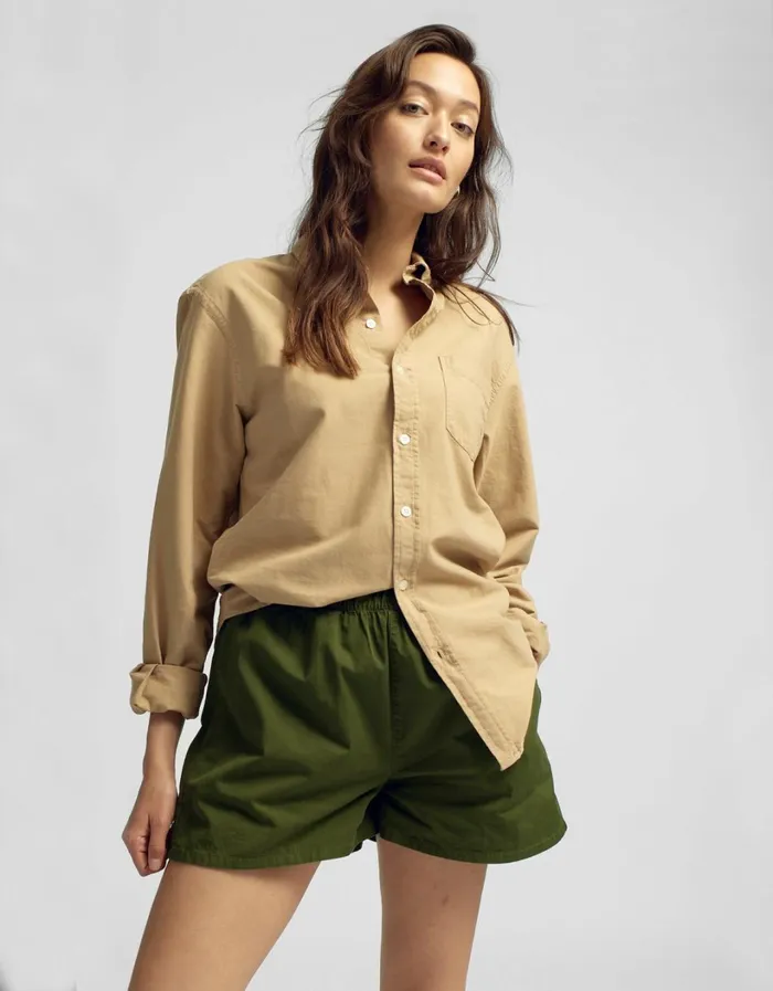 Women Women Organic Twill Shorts Soft Lavender Colorful Standard Shorts