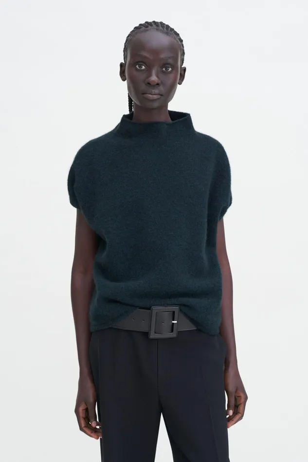 Women Ximena Sweater Forest Green Filippa K Knitwear