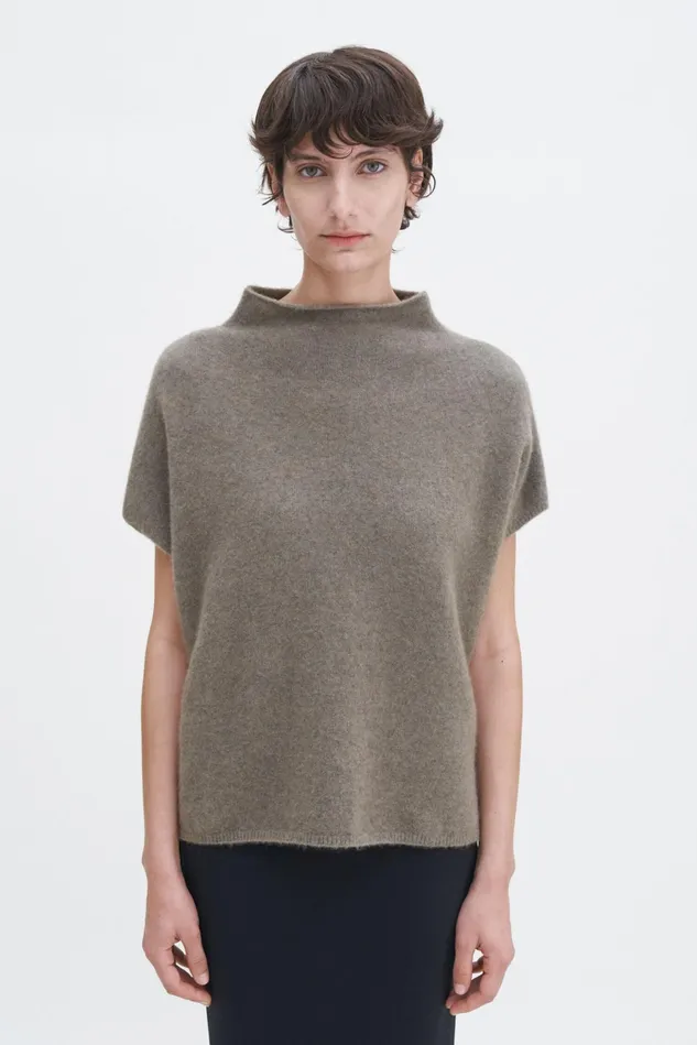 Women Ximena Sweater Moss Grey Filippa K Knitwear