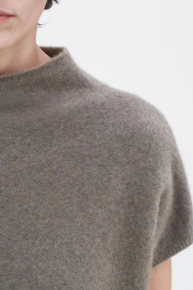 Women Ximena Sweater Moss Grey Filippa K Knitwear