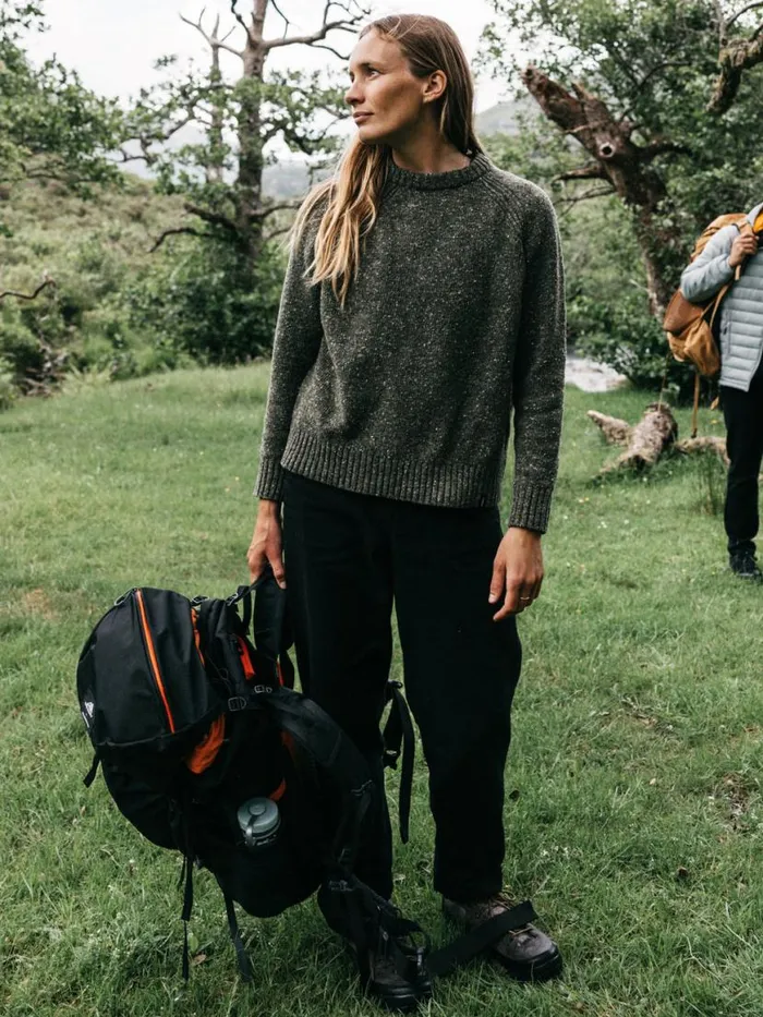 Women Yarrel Canvas Trouser Black Finisterre Trousers and Leggings