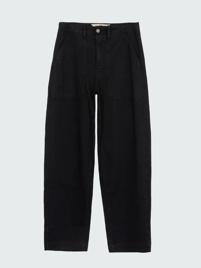 Women Yarrel Canvas Trouser Black Finisterre Trousers and Leggings