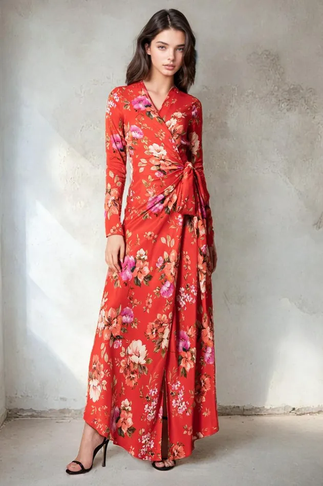Women YUMI KIM Dresses AKIRA DRESS Red Dawn