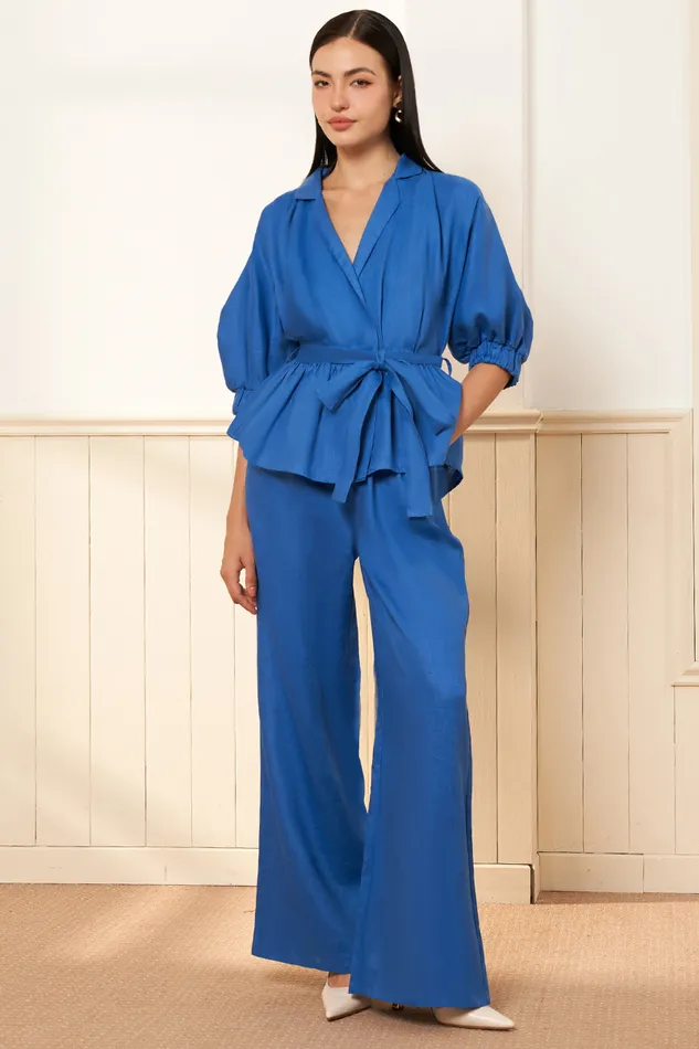 Women YUMI KIM Tops DARA TOP Royal Linen