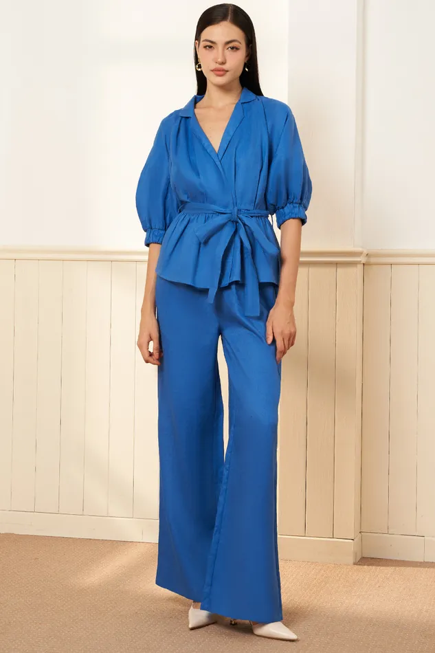 Women YUMI KIM Tops DARA TOP Royal Linen