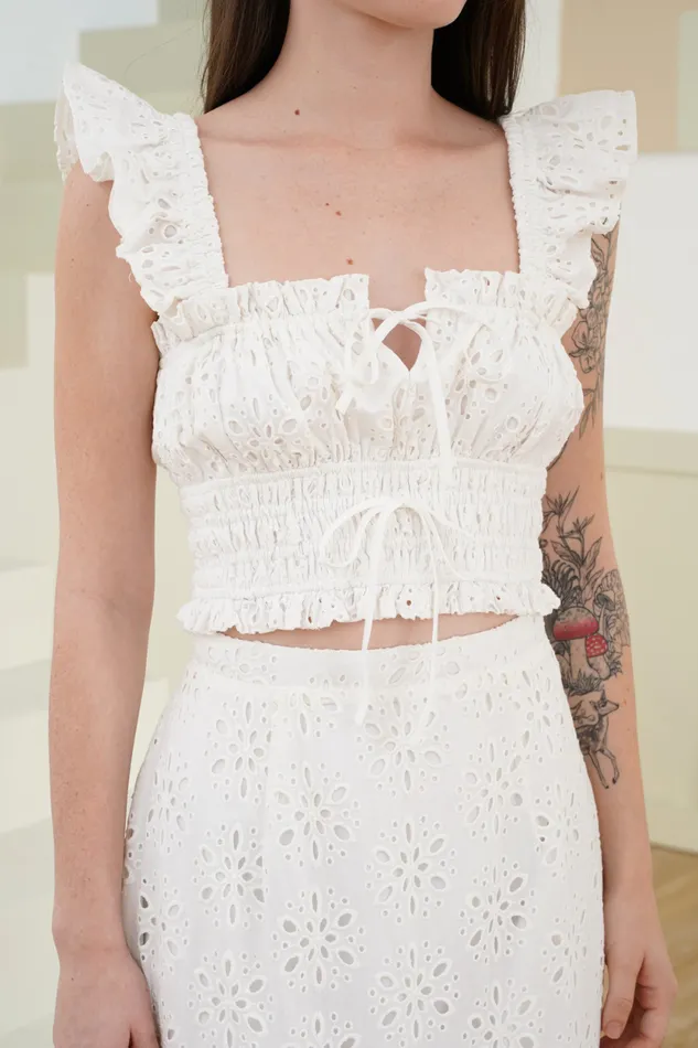 Women YUMI KIM Tops KARY TOP Pacific Cotton Eyelet