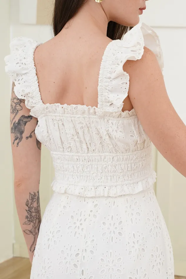 Women YUMI KIM Tops KARY TOP Pacific Cotton Eyelet