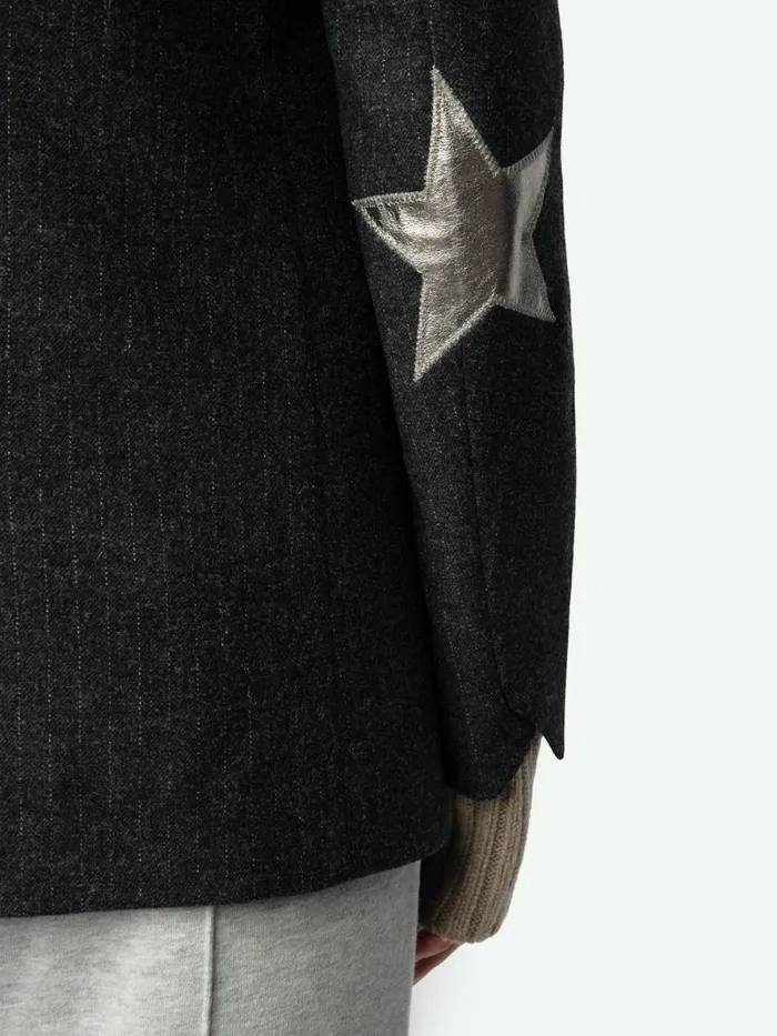 Women Zadig and Voltaire Blazers Valse Blazer Anthracite Women Zadig and Voltaire Blazers Valse Blazer Anthracite