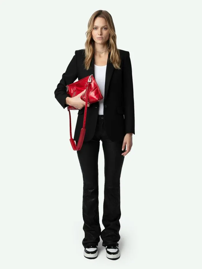 Women Zadig and Voltaire Blazers Valse Diamante Blazer Black