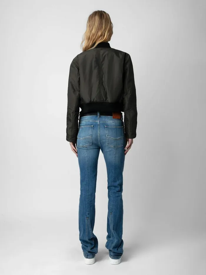 Women Zadig and Voltaire Jackets and Coats Bunta Reversible Leather Jacket Black Women Zadig and Voltaire Jackets and Coats Bunta Reversible Leather Jacket Black