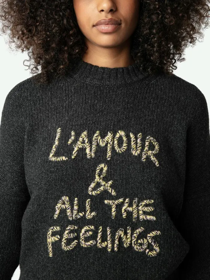 Women Zadig and Voltaire Sweaters and Cardigans Malta Sweater Anthracite