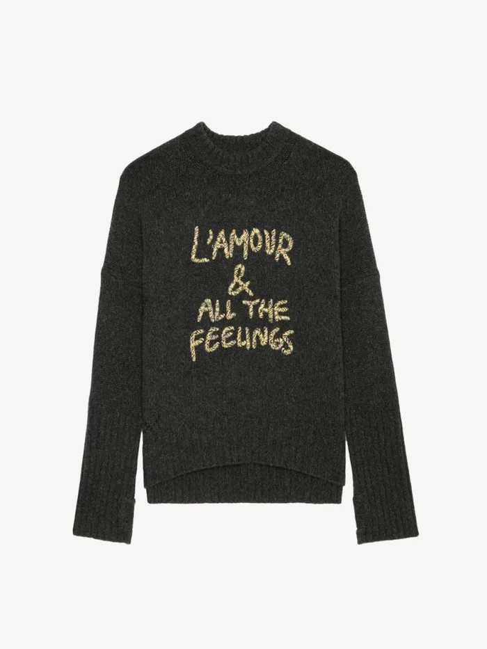 Women Zadig and Voltaire Sweaters and Cardigans Malta Sweater Anthracite