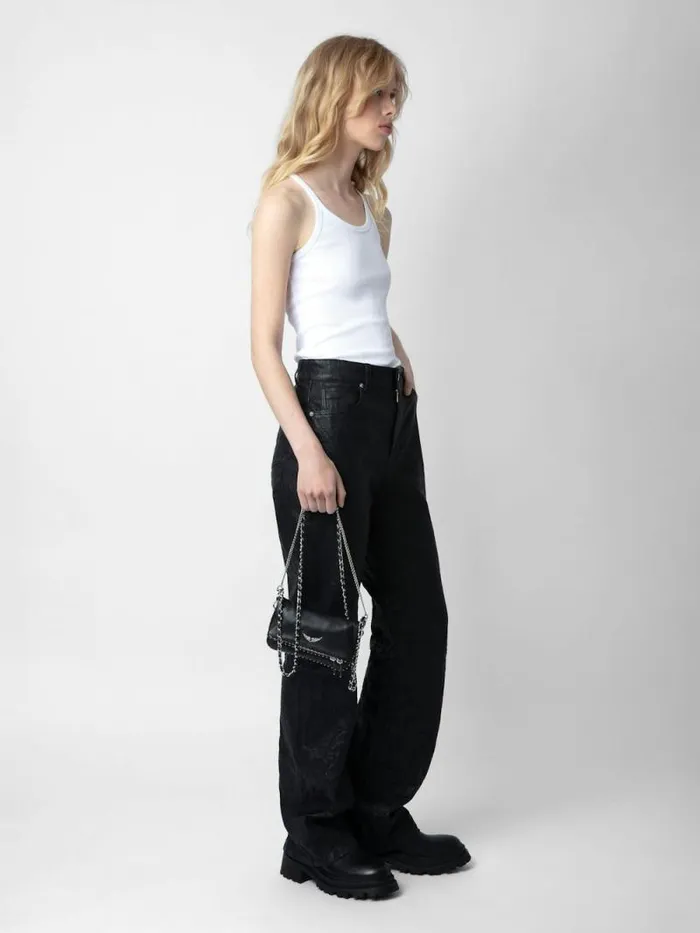 Women Zadig and Voltaire TShirts Alba Tank Top White Women Zadig and Voltaire TShirts Alba Tank Top White