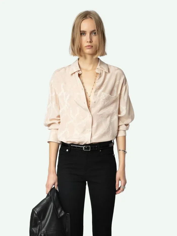 Women Zadig and Voltaire Tops and Shirts Morning Silk Shirt Sweet Women Zadig and Voltaire Tops and Shirts Morning Silk Shirt Sweet