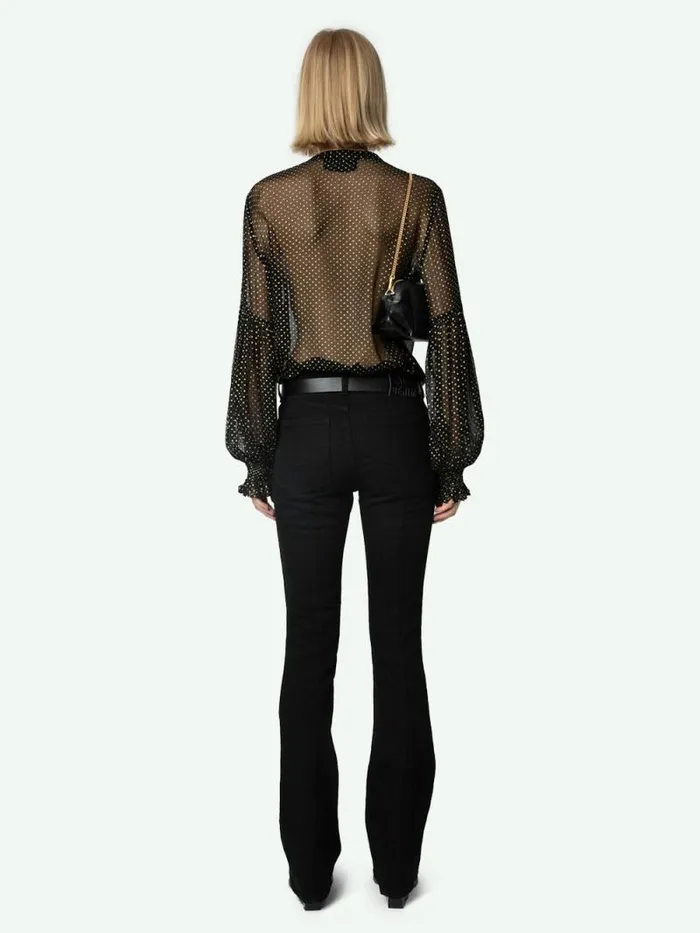 Women Zadig and Voltaire Tops and Shirts Tandy Blouse Black