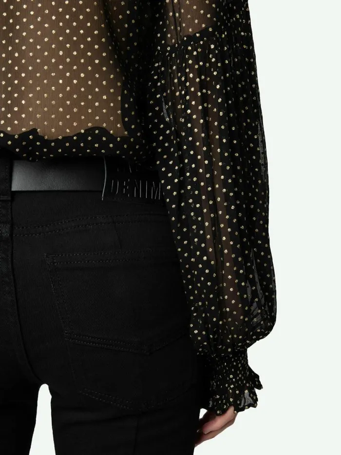 Women Zadig and Voltaire Tops and Shirts Tandy Blouse Black