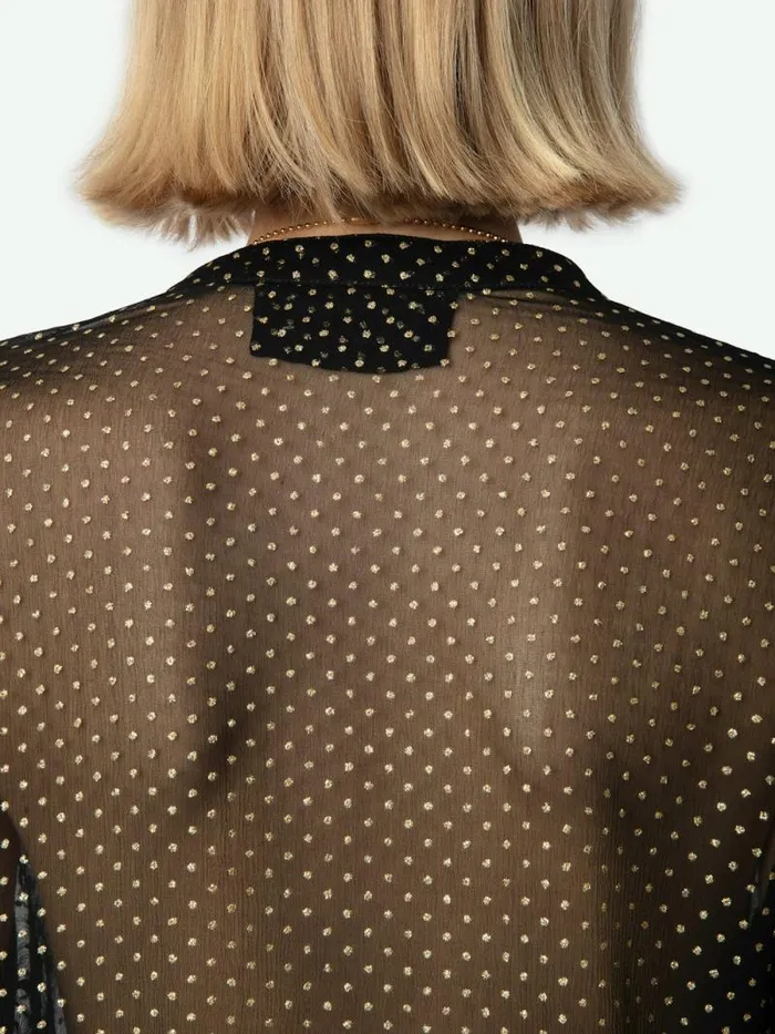 Women Zadig and Voltaire Tops and Shirts Tandy Blouse Black