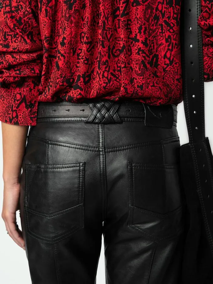 Women Zadig and Voltaire Tops and Shirts Tink Blouse Crimson Women Zadig and Voltaire Tops and Shirts Tink Blouse Crimson