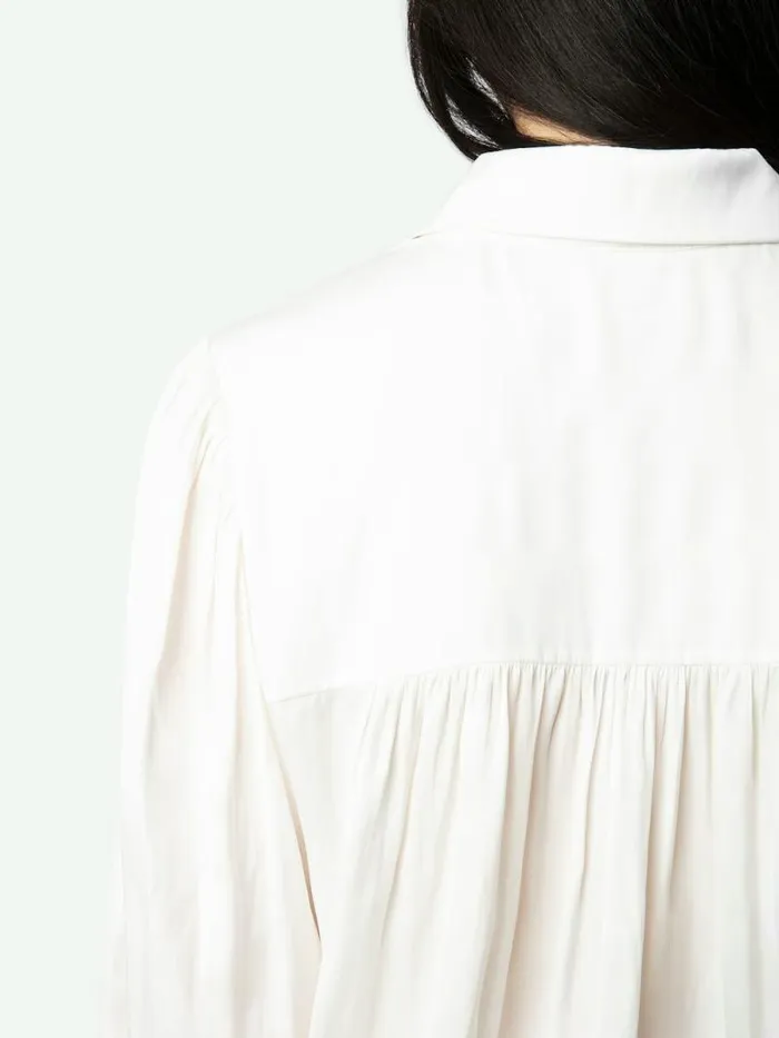 Women Zadig and Voltaire Tops and Shirts Trenta Satin Blouse Judo Women Zadig and Voltaire Tops and Shirts Trenta Satin Blouse Judo