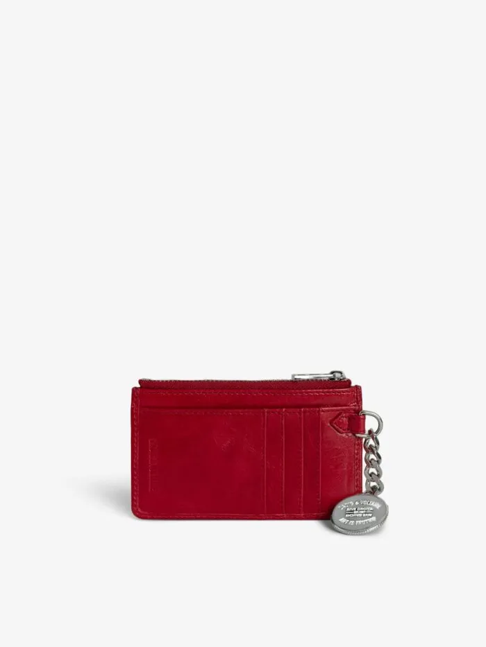 Women Zadig and Voltaire Wallets and Leather Goods Sunny Card Card Holder Power