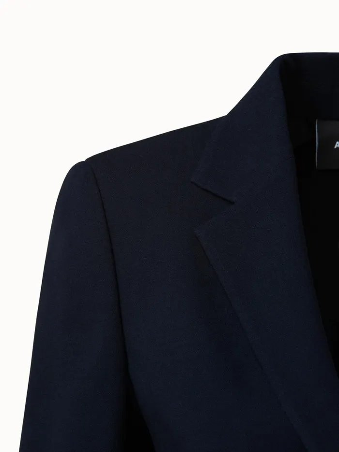 Wool DoubleFace Jacket Navy Women Akris Jackets