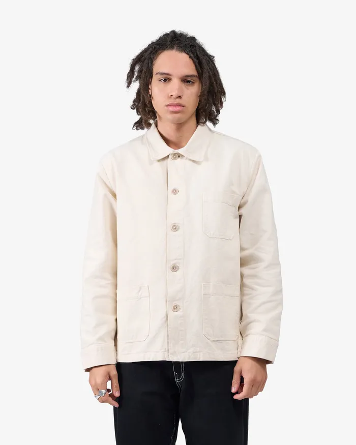 Workwear Jackets Men Colorfulstandard Organic Workwear Jacket 8211 Ivory White