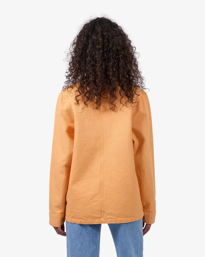 Workwear Jackets Women Colorfulstandard Organic Workwear Jacket 8211 Sandstone Orange