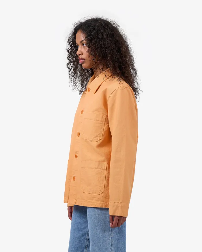 Workwear Jackets Women Colorfulstandard Organic Workwear Jacket 8211 Sandstone Orange