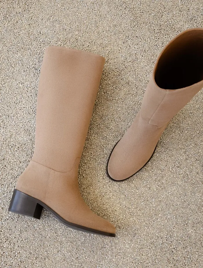 Zohra Antelope Women Bobbies Knee High Boots