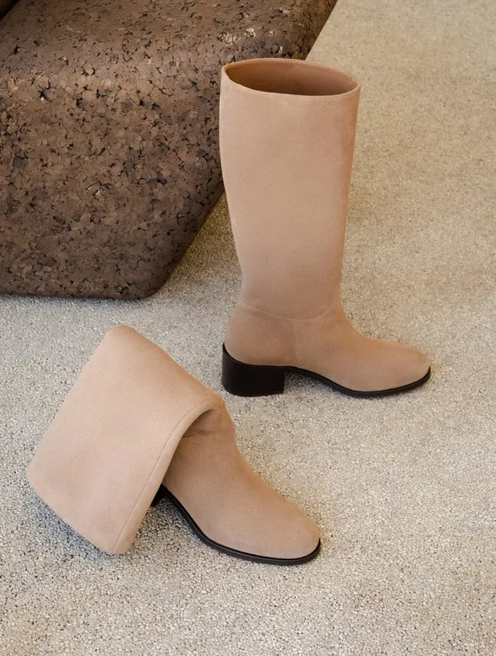 Zohra Antelope Women Bobbies Knee High Boots