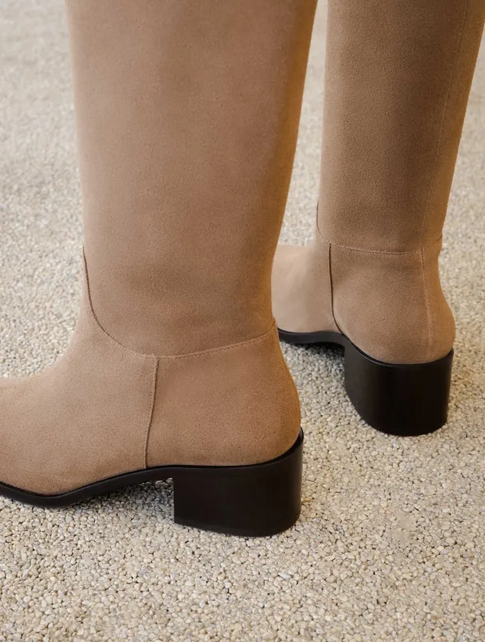 Zohra Antelope Women Bobbies Knee High Boots