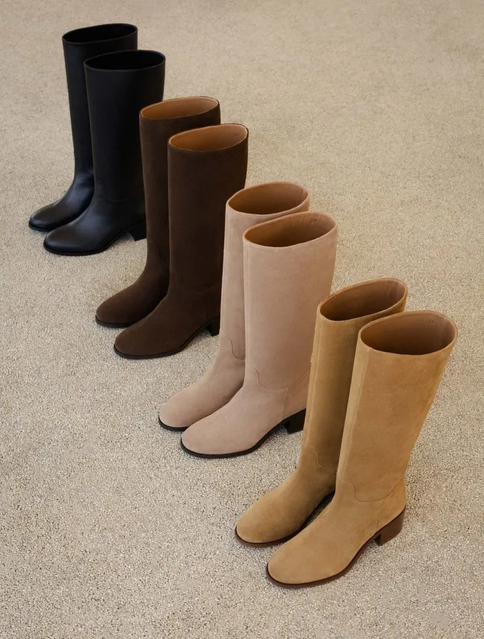 Zohra Antelope Women Bobbies Knee High Boots